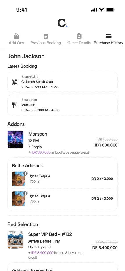 Master Beach Club Management mobile